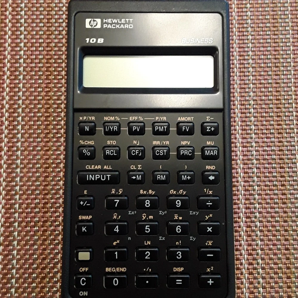 Hewlett-Packard 10B Business Calculator